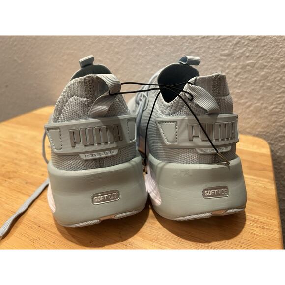 Puma Softride Symmetry Fuzion Wns Light Blue Women Running Shoes Size 9 - Picture 3 of 6